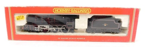 A Hornby OO gauge British Rail Standard Class 5 locomotive, 4-6-0, 45422, BR lined black livery, R292, boxed.