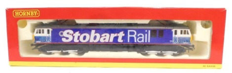 A Hornby OO gauge Class 92 electric locomotive, 92017, Stobart Rail livery, R3057, boxed.