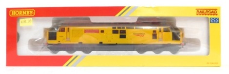 A Hornby OO gauge Class 37 diesel locomotive Ffestiniog and Welsh Highland Railways, 97302, Network Rail livery including etched name plates, R30044, boxed.