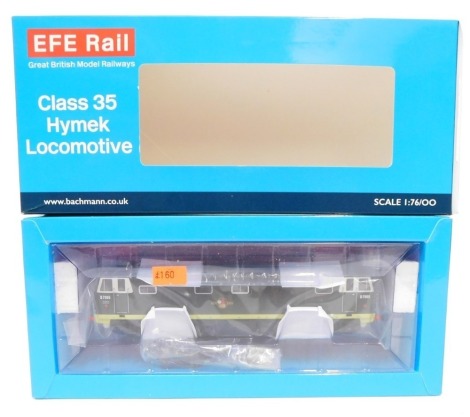 A Bachmann Branchline Produced for EFE Rail Class 35 Hymek locomotive, D7005, BR green livery with light green stripe, E84001, boxed.