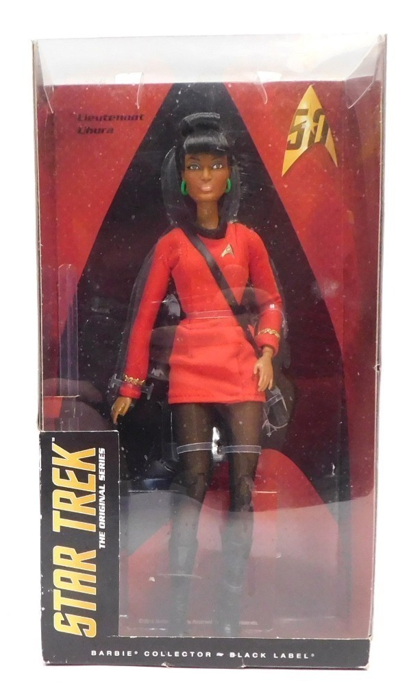 Barbie star trek online 50th anniversary uhura doll