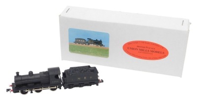 A Union Mills Models N gauge Class J11 locomotive, 0-6-0, 4354, LNER black livery, boxed.