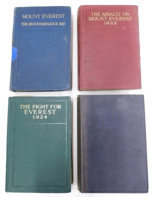 [British Everest Expedition] Howard-Bury, Bruce, Norton, Mallory et al Mount Everest The Reconnaissance, 1921; The Assault on Mount Everest 1922; The Fight for Everest, 1924, Ruttledge (Hugh) Everest 1933; Ruttledge (Hugh) Everest: The Unfinished Adventur - 2