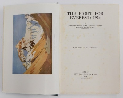 [British Everest Expedition] Howard-Bury, Bruce, Norton, Mallory et al Mount Everest The Reconnaissance, 1921; The Assault on Mount Everest 1922; The Fight for Everest, 1924, Ruttledge (Hugh) Everest 1933; Ruttledge (Hugh) Everest: The Unfinished Adventur - 5