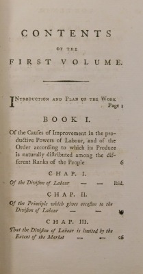 Smith (Adam) The Wealth of Nations, 7th edition, 3 vol, contemporary speckled calf, 8vo, A. Strahan & T. Cadell, 1793. - 2