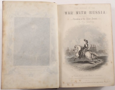 Tyrrell (Henry) A History of the Present War with Russia, 2 vol, contemporary half calf over patterned boards, 4to, n.d. [c.1855] - 4