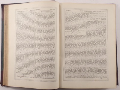 Tyrrell (Henry) A History of the Present War with Russia, 2 vol, contemporary half calf over patterned boards, 4to, n.d. [c.1855] - 5