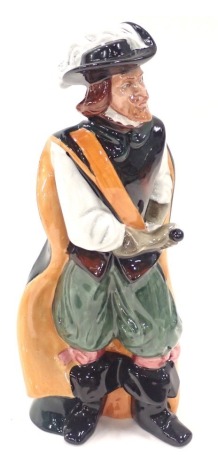 A Royal Doulton cavalier figure, HN2716, 25cm high.