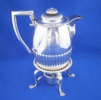 A George III silver coffee pot