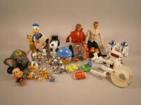 A quantity of toys to include a ceramic Walt Disney Pluto