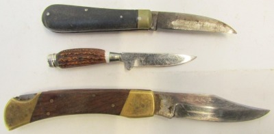 A group of penknives, to include Rolson, horn handled, Victor Knox and others. - 2