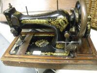 A Singer sewing machine