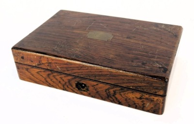 An early 20thC rosewood box, containing drawing instruments, the hinged lid enclosing a section containing various protractors, above various wooden rules, for Stanley Great Turnstile, Holborn, London., Watson & Son, 313 High Street, Holborn, London., etc - 4