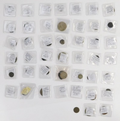 Various 18thC and later world coinage, to include a 1940 Netherlands ten cent coin, 1869 Hungarian coin, 1899 Russian coin, 1697 Leopold I coin, etc. - 2