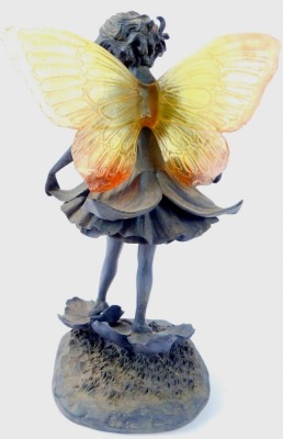 A 20thC plaster and plastic Pastimes figure of the Columbine Fairy, titled, 40cm high. - 2