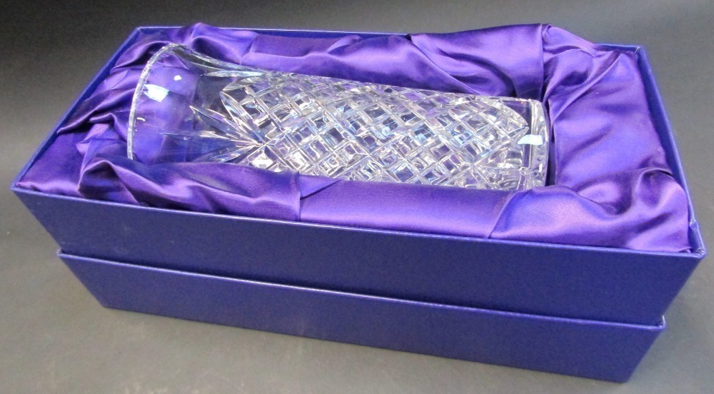 Cylindrical Form Purple Glass Box Cylindrical Form Purple Glass Box
