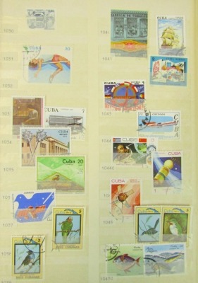 Six albums containing world stamps, to include West Indies, Mongolia, Africa, etc. - 4