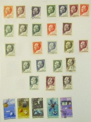 Five albums containing world stamps, to include Netherlands, Canada, America, Malawi, Ghana, Botswana, Yugoslavia, etc. - 2