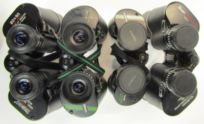 Various binoculars, to include Zenith 10x50 field binoculars, Boots Admiral III 10x50 binoculars, etc. (1 box) - 3