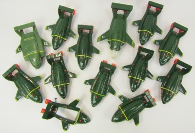 A group of Carlton Thunderbirds Thunderbird 2 toys. - 2