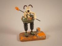 A Coalport limited edition Wallace & Gromit figure from The Wrong Trousers
