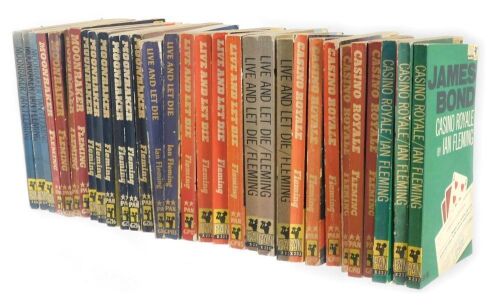 Fleming (Ian). James Bond, various Pan Publications paperback editions, with some multiple editions and some 1st editions, including Live and Let Die, Moonraker, Casino Royale. (31 vols)