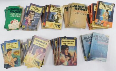 Fleming (Ian). James Bond, various Pan Publications paperback editions, with some multiple editions and some 1st editions, including Live and Let Die, Moonraker, Casino Royale. (31 vols) - 2