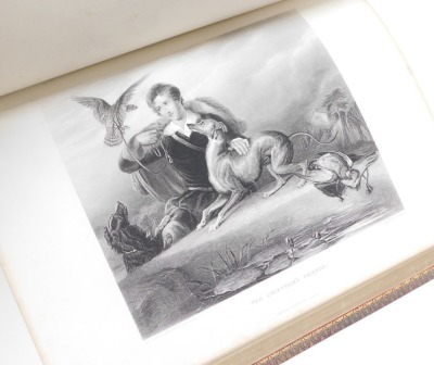 Book. The Works of Sir Edwin Landseer R.A., with steel engravings and woodcuts, and a history of his art-life by W Cosmo Monkhouse, folio, gilt tooled red cloth, published by Virtue And Company, London. - 7