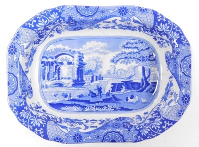 A group of Spode Italian pattern pottery, including a sandwich plate, fruit bowl, condiments, bowls and plates. (a quantity) - 2