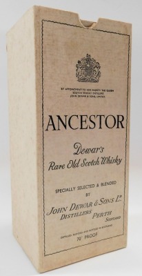 A bottle of Dewar's Ancestor Rare Old Scotch Whisky, in original box, with cellophane wrapper. - 5