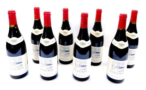 Eight bottles of Les Vignes Vial Fleurie 2005.