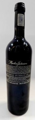 A bottle of Martin Johnson Limited Edition Testimonial Collection Shiraz Merlot, signed. - 3