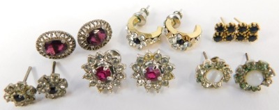 An assortment of various earrings and studs. (a quantity) - 2