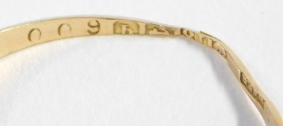 Two Victorian 18ct gold gypsy rings, both size Q 1/2, 4.5g all in. (AF) - 3