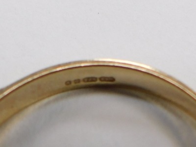 Four various 9ct gold dress rings, 6.7g all in. - 3