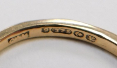 Four various 9ct gold dress rings, 6.7g all in. - 5