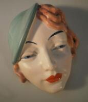 A 1930s pottery face mask