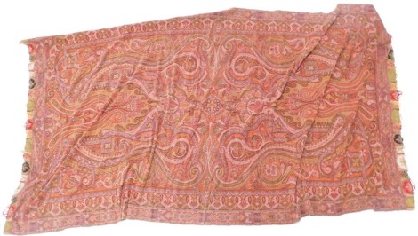 An Indian Paisley bed cover. (AF)