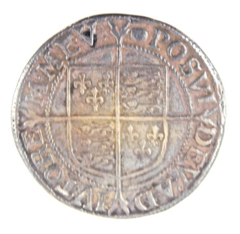 An Elizabeth I silver shilling, undated, 5.6g.