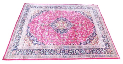 A large Persian floral carpet, 400 x 295cm.