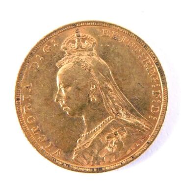 A Queen Victoria Jubilee head full gold sovereign, dated 1891, in Westminster box with certificate of authenticity. - 2