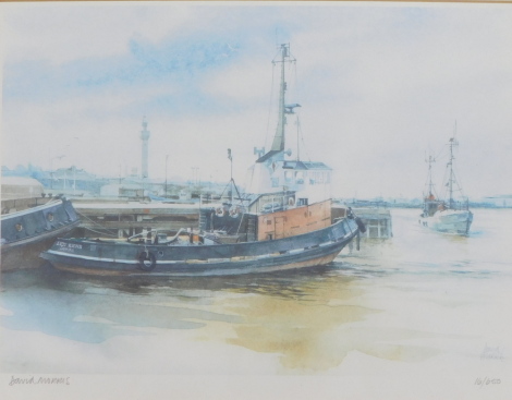 David Morris (20thC). Lady Marina Grimsby, artist signed limited edition coloured print, 16/650, 23cm x 30cm.