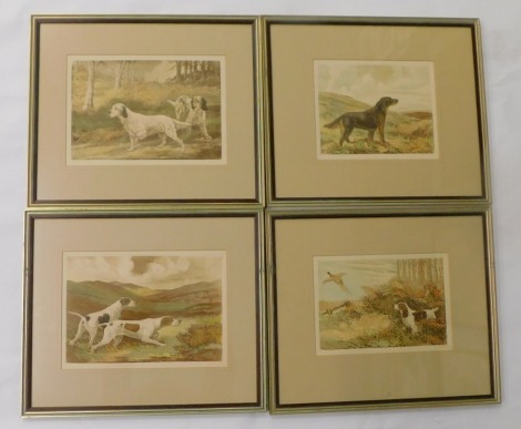 After Reuben Ward Binks. A set of four hunting prints, publish Arthur Greatores 1935, 24cm x 33.5cm (4).