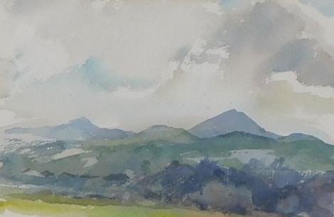 George McI Keith. Ben Ledi in Autumn, watercolour, signed and titled verso, 20cm x 29.5cm. Artist label verso.