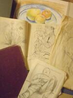 Norah Sharpley (1912-2011). A quantity of artist sketch books and others