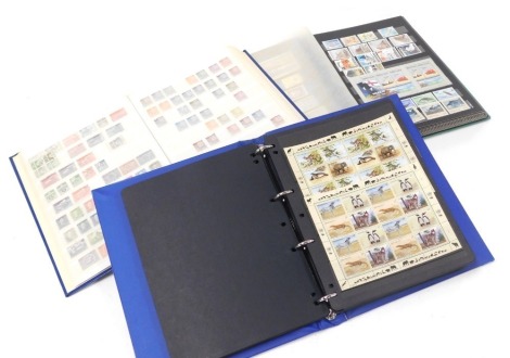 Philately. Denmark and Foroyar, definitives and commemoratives, mint and used, in two albums, and some FDC's. (3)