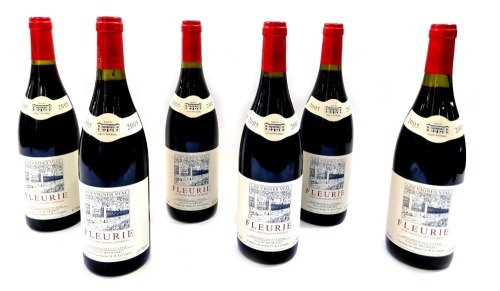 Six bottles of Les Vignes Vial Fleurie 2005.