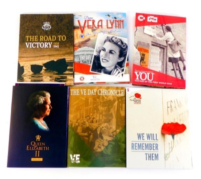 Various part commemorative coin sets, to include the VE Day Chronicle, We Will Remember Them, Your Country Needs You, Dame Vera Lynn Voice of a Nation, The Road to Recovery 1939-45, etc., with sleeves and some paperwork.