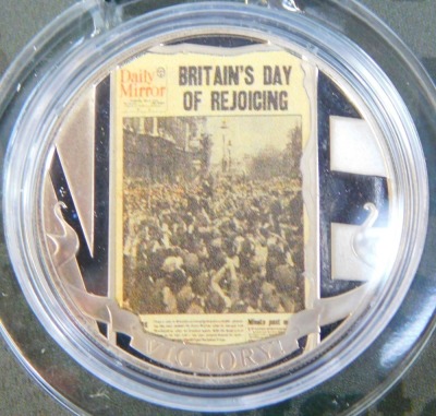 Various part commemorative coin sets, to include the VE Day Chronicle, We Will Remember Them, Your Country Needs You, Dame Vera Lynn Voice of a Nation, The Road to Recovery 1939-45, etc., with sleeves and some paperwork. - 3