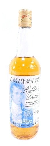 A Rabbie's Drams Single Speyside Malt Scotch Whisky, limited edition of 1997, 70cl bottle.